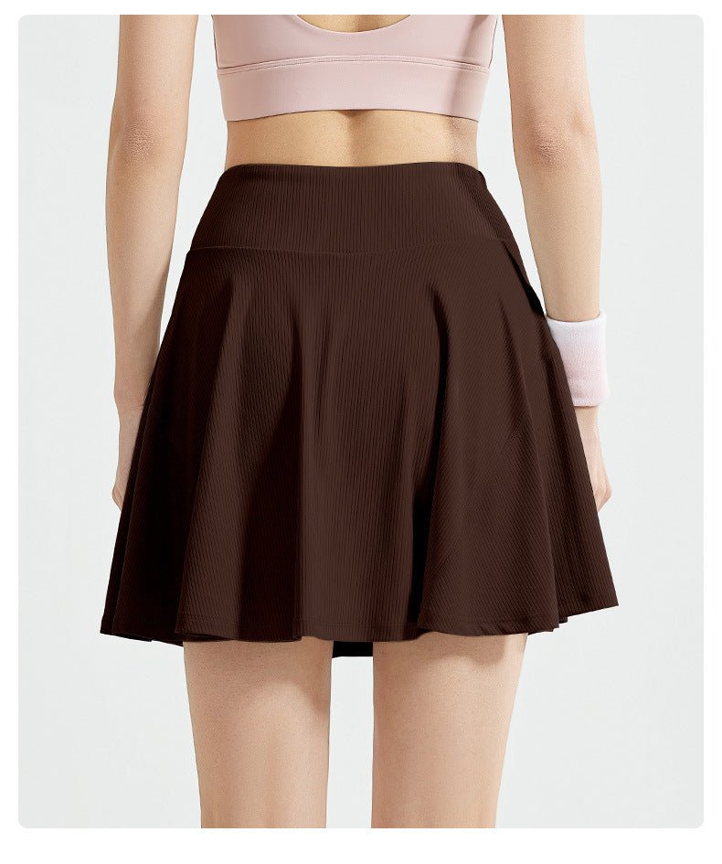 2 - in - 1 High - Waist Tennis Skirt | Breathable & Anti - Chafing Sports Skirt – Ceecile - Women's Activewear by Ceecile